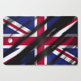 Camouflaged Union Jack British Flag Cutting Board