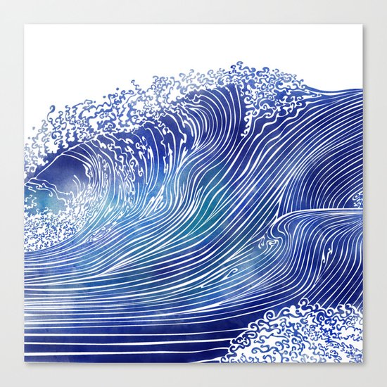Pacific Waves Canvas Print