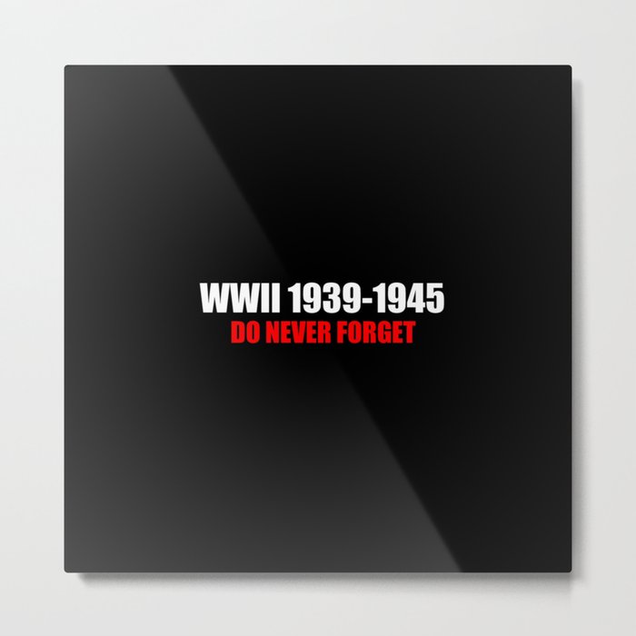 Commemoration WW2 1939-1945 Metal Print