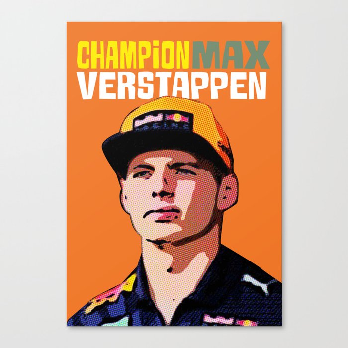 Max Verstappen Canvas Print