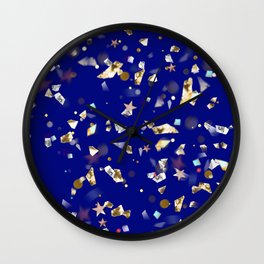 Colorful Gems Design Wall Clock