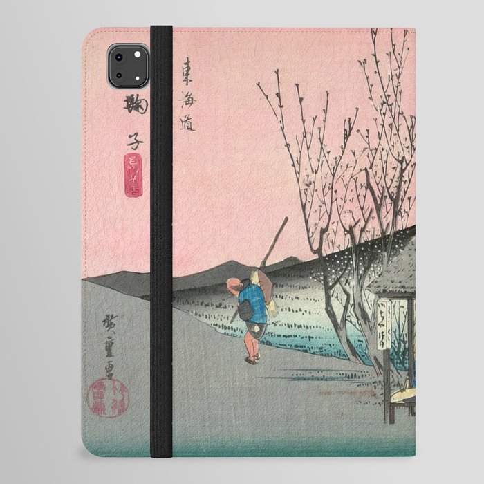 Utagawa Hiroshige 歌川広重 Mariko Station Tea Shop (meibutsu chamise, 名物茶店) iPad Folio Case