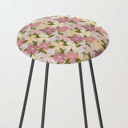 pink and green flowering dogwood symbolize rebirth and hope Counter Stool