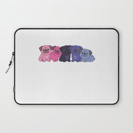 Omnisexual Flag Pug Pride Lgbtq Cute Dogs Laptop Sleeve