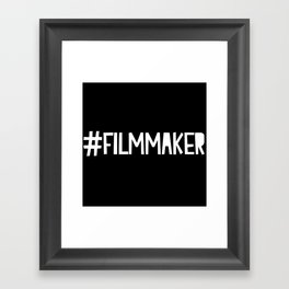 Filmmaker Framed Art Print