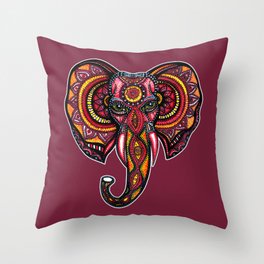 Elephant ornamental Throw Pillow