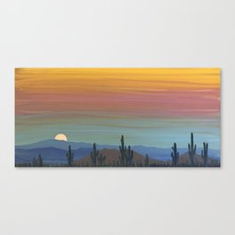 Arizona Moonrise Canvas Print