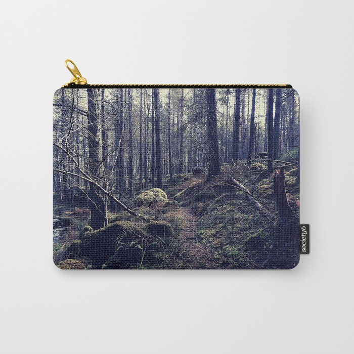 Drama on a Winter Nature Trail. Carry-All Pouch