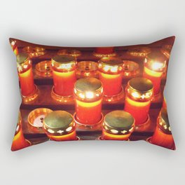 CHURCH CANDLES. Rectangular Pillow