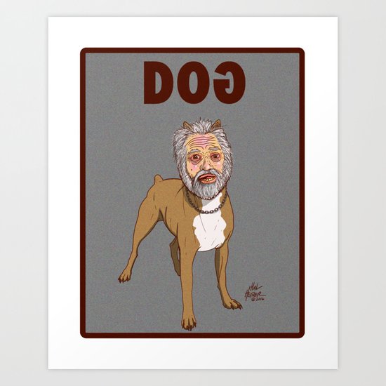 God Dog From Invasion Of The Body Snatchers Art Print By Consumepopculture Society6