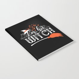 I'm His Witch Funny Halloween Cool Notebook