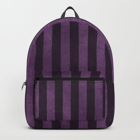 purple velvet backpack