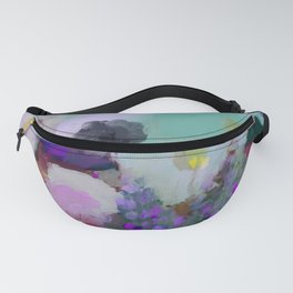 abstract floral bloom Fanny Pack