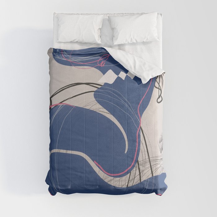 Space liquid warp Comforter