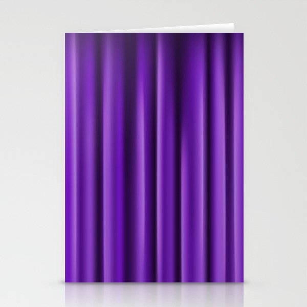 Violet Curtain Background Stationery Cards