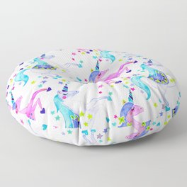 Pastel Unicorns Floor Pillow