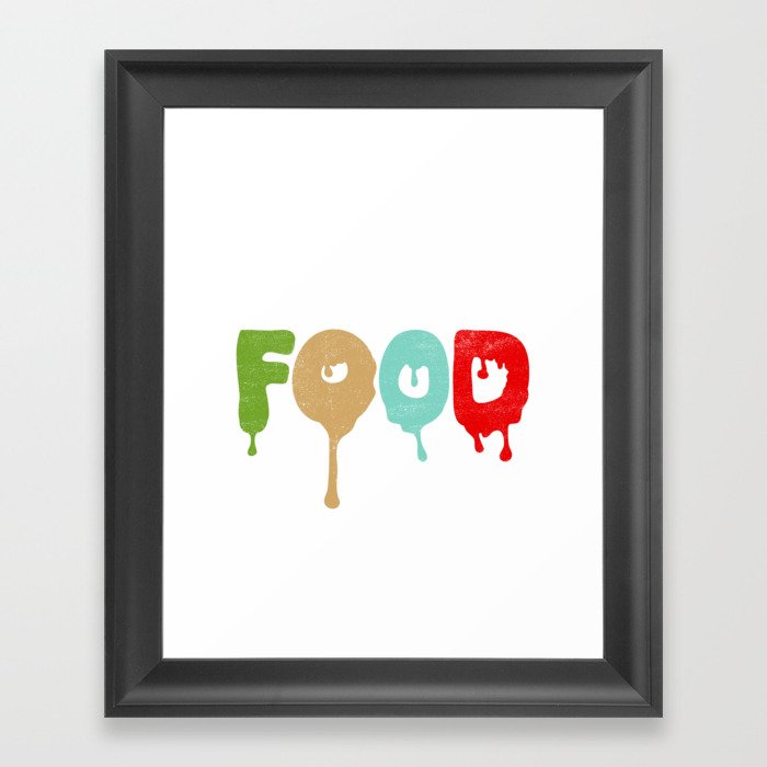 FOOD Framed Art Print