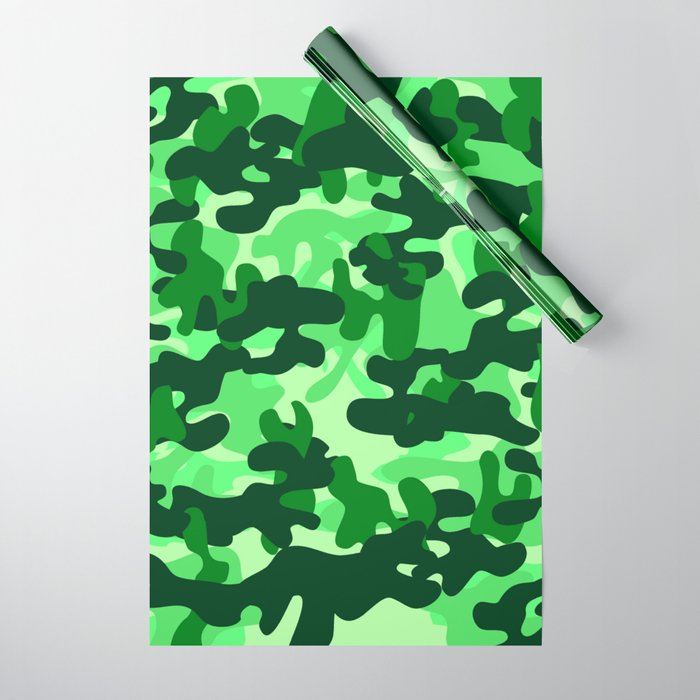 Camouflage (Green) Wrapping Paper