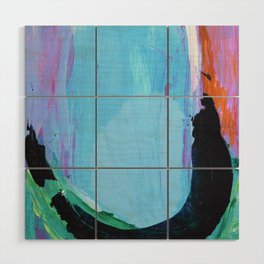 Abstract colour spectrum Wood Wall Art