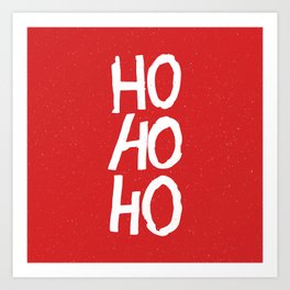 Christmas Ho-Ho-Ho Art Print