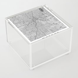 Dallas city map sketch Acrylic Box