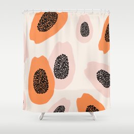 Papaya Shower Curtain