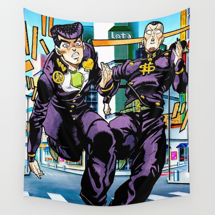 Jojo bizarre shop adventure tapestry