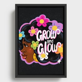GrowandGlow Framed Canvas