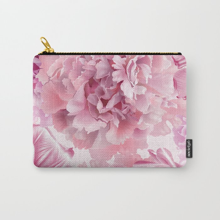PINK PEONIES Carry-All Pouch
