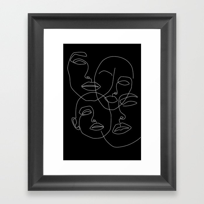 In The Dark Framed Art Print by Explicit Design Society6