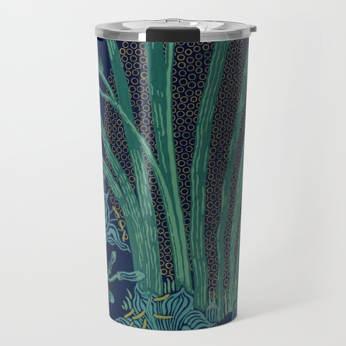 The Day Lily by Walter Crane Travel Mug