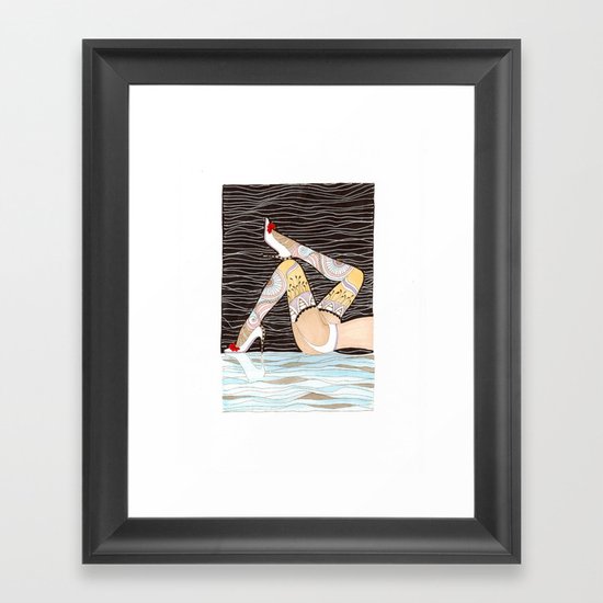 Oh la la Framed Art Print