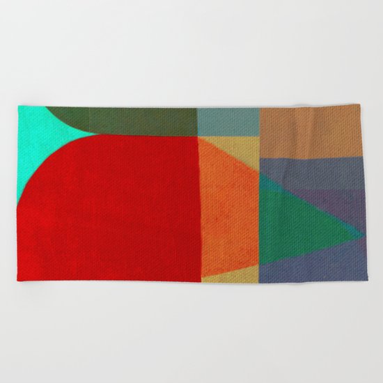 Mr Rooster Beach Towel