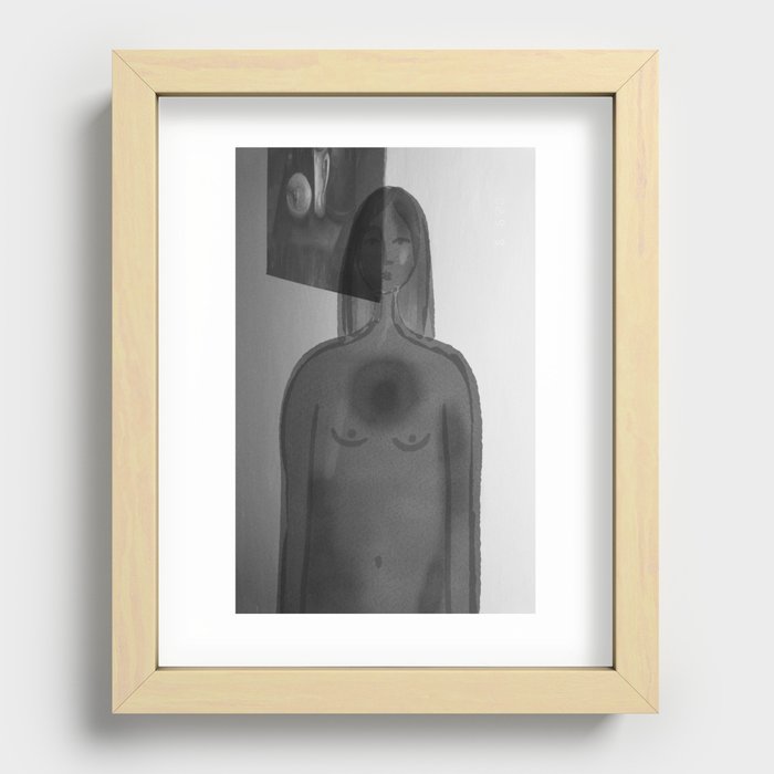 GHOST Recessed Framed Print