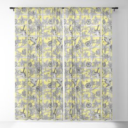 William Morris "Trellis" 14. Sheer Curtain
