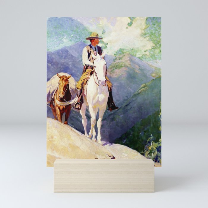 “The Forest Ranger” by W Herbert Dunton Mini Art Print