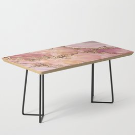 Rose quartz and pastel pink marble Coffee Table