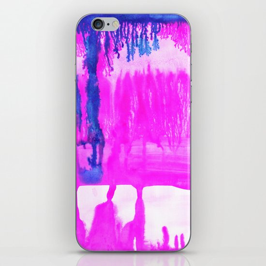 Dip Dye Hot Pink iPhone Skin