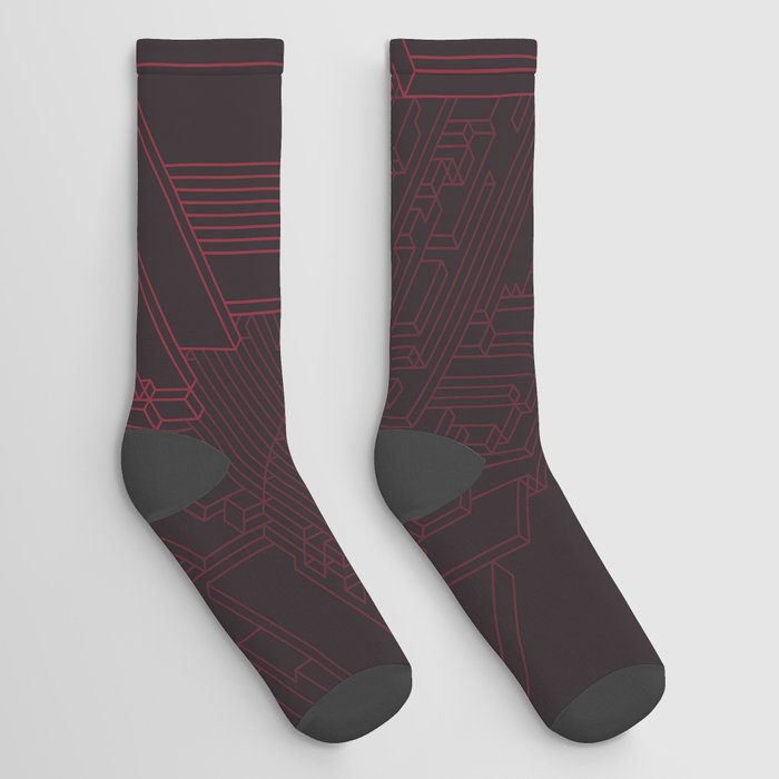 Goth Tech Socks