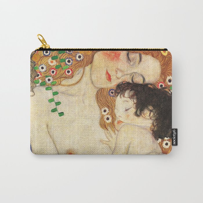 Mother and Baby - Gustav Klimt Carry-All Pouch