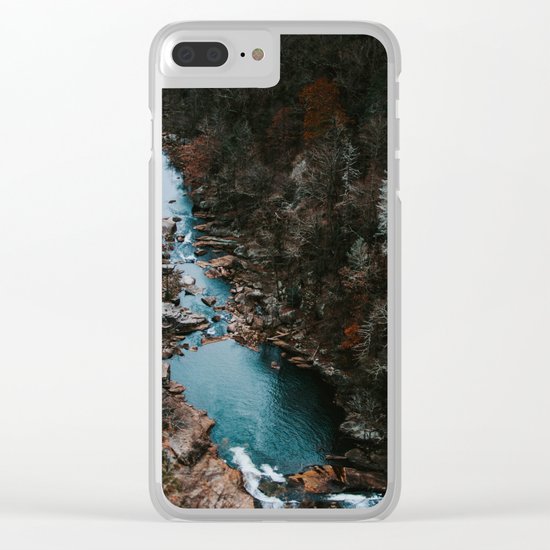 Blue Creek #landscape #society6 Clear iPhone Case