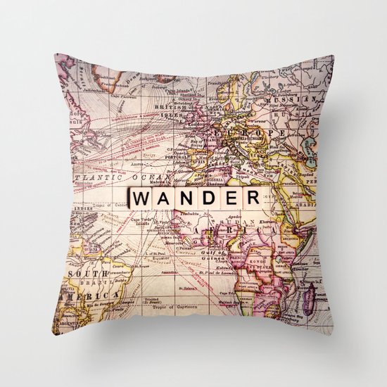 wander Throw Pillow