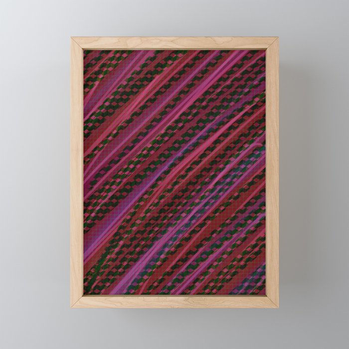 Ruby Prism  Framed Mini Art Print