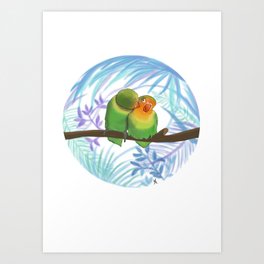 Lovebird Art Print