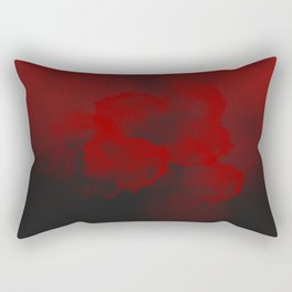 Red Smoke Rectangular Pillow