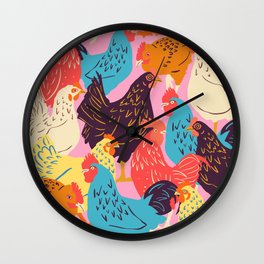 Wild And Free Wall Clock
