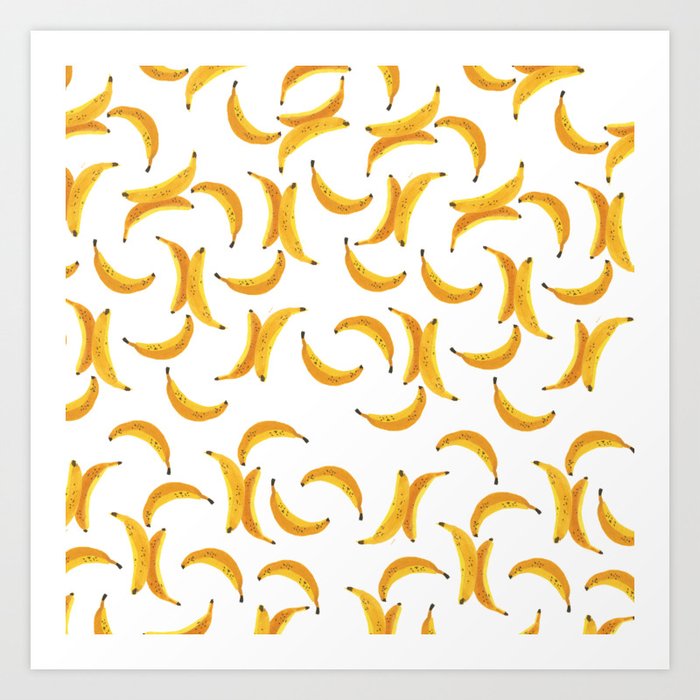 Bananas Art Print by Ariella Elovic | Society6