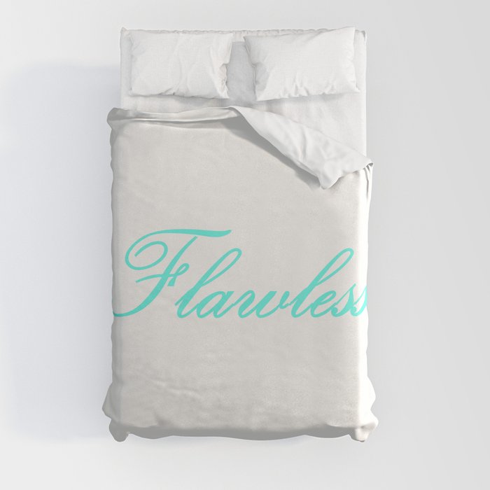 FlaWLESS Aqua Duvet Cover