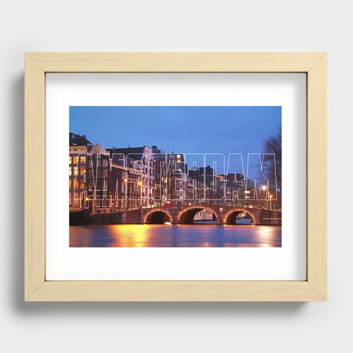 This is - Amsterdam Recessed Framed Print