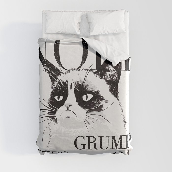 Grumpy the cat Duvet Cover